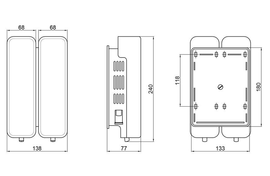 Диспенсер для рідкого мила QTAP Davcovac mydla DM350CS2 - DM350CS2