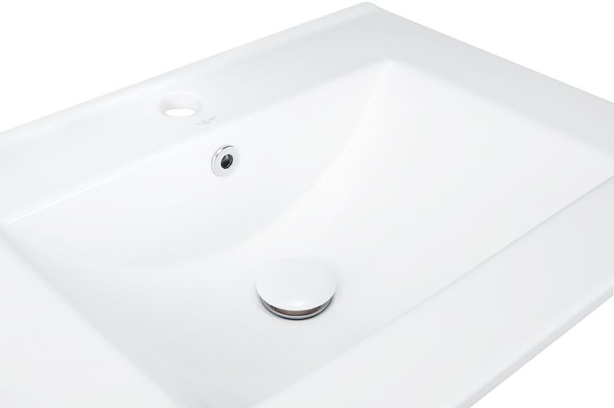 Раковина врезная QTAP Albatross 610х470х170 White с донным клапаном QT01113060CW - QT01113060CW