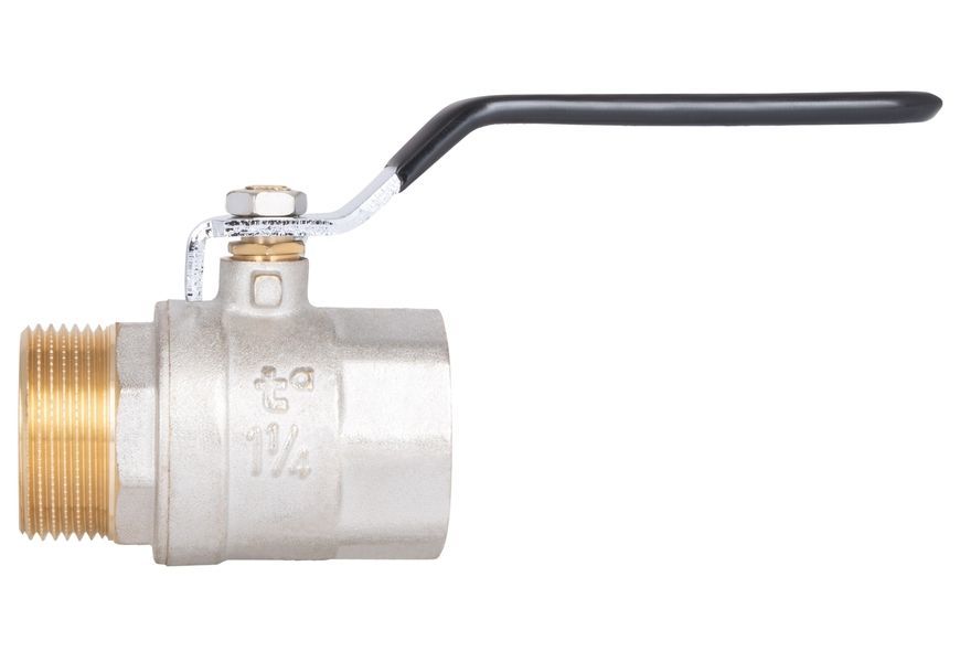 Кран шаровой Thermo Alliance Base 1 1/4" ВН для воды прямой (рычаг) PN30 латунь SD605W32 - SD605W32