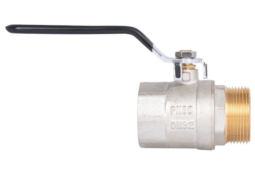 Кран шаровой Thermo Alliance Base 1 1/4" ВН для воды прямой (рычаг) PN30 латунь SD605W32 - SD605W32