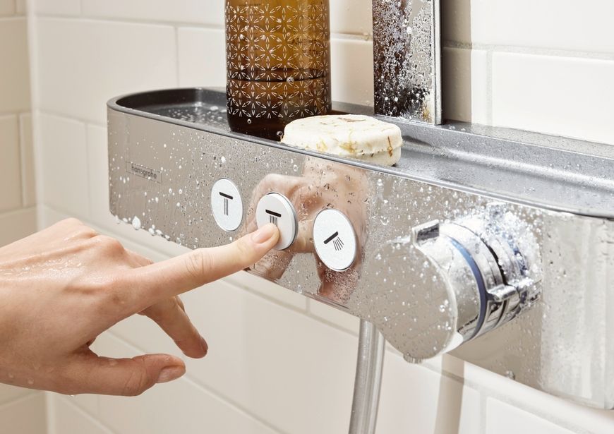 Душевая система HANSGROHE Pulsify S Showerpipe 260 2jet с термостатом 24240000 хром - 24240000