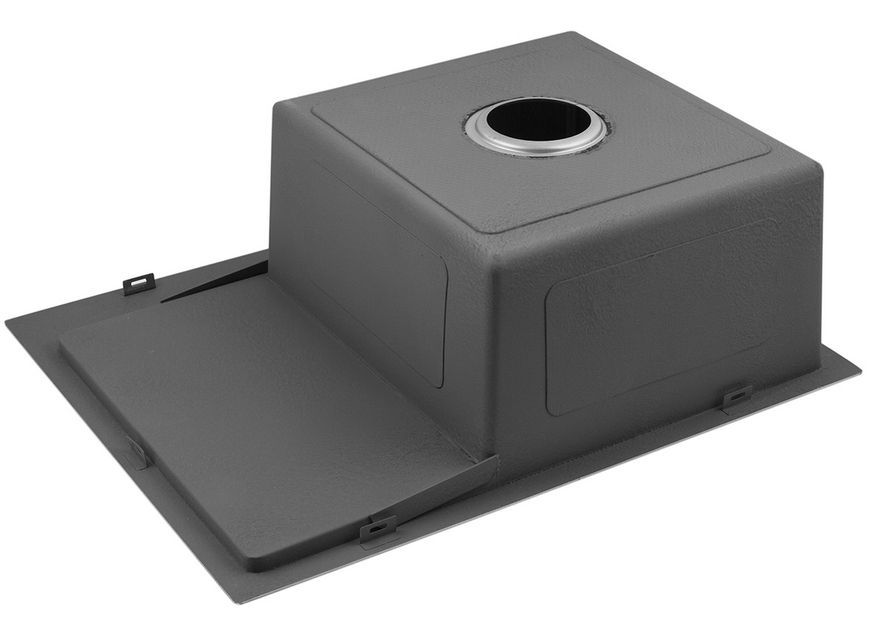 Кухонная мойка Kroner KRP Schwarze 6350LHM PVD 3,0/1,0 черная CV031322 Schwarze-6350LHMPVD - Schwarze-6350LHMPVD