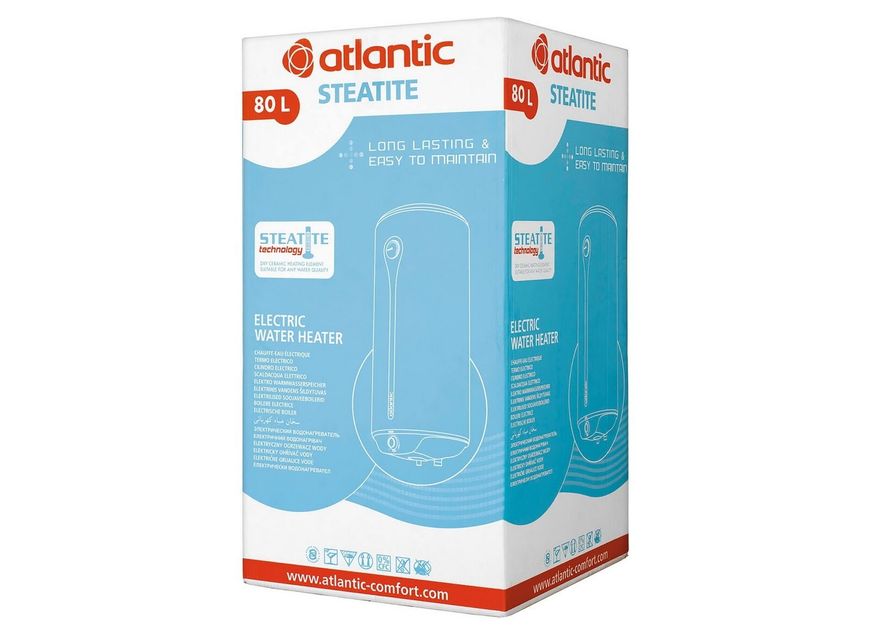 Електричний водонагрівач ATLANTIC STEATITE EGO VM 080 D400-1-BC - 851276
