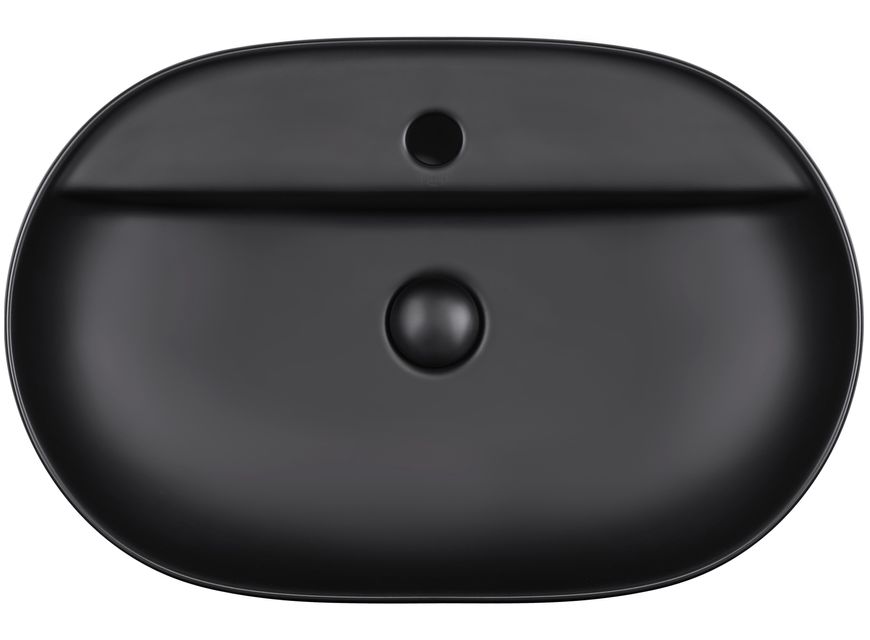 Раковина-чаша QTAP Scorpio 610x400x120 Matt black с донным клапаном QT142203MBMB - QT142203MBMB