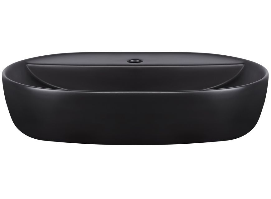 Раковина-чаша Qtap Scorpio 600x400x120 Matt black з донним клапаном QT142203MBMB - QT142203MBMB