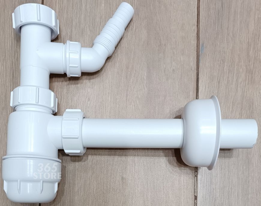 Сифон для умывальника McALPINE 1 1/4&Prime; x 32 мм с подключением к стиральной машине HC2WM-32 - HC2WM-32