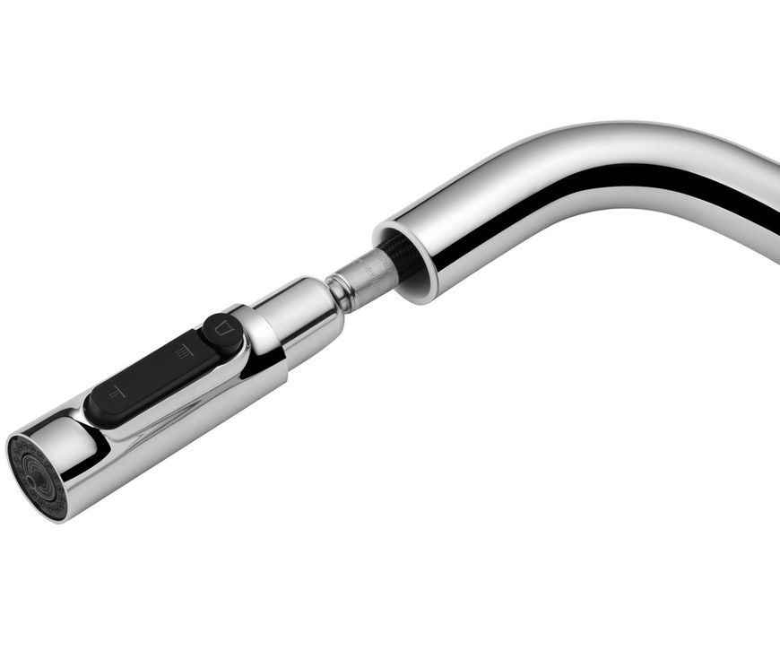 Смеситель для кухни Kroner Element 296569B-0101 с подключением для питьевой воды и выдвижным изливом, хром CV035986 - Element 296569B-0101
