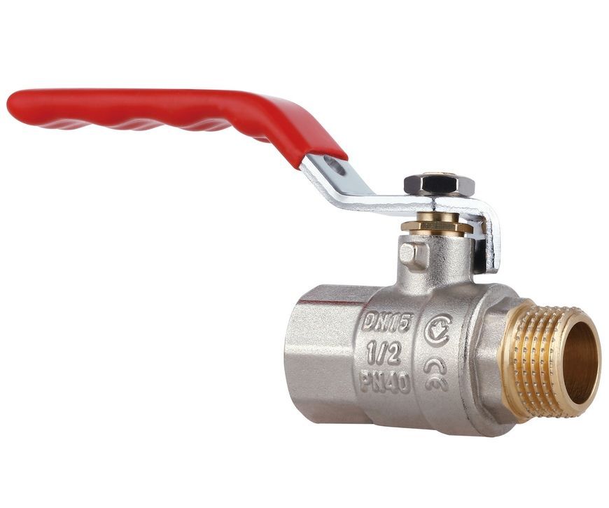 Кран шаровой Thermo Alliance Standart 1/2" ВН прямой, латунь, PN40, рычаг SD605NW15PN40 - SD605NW15PN40