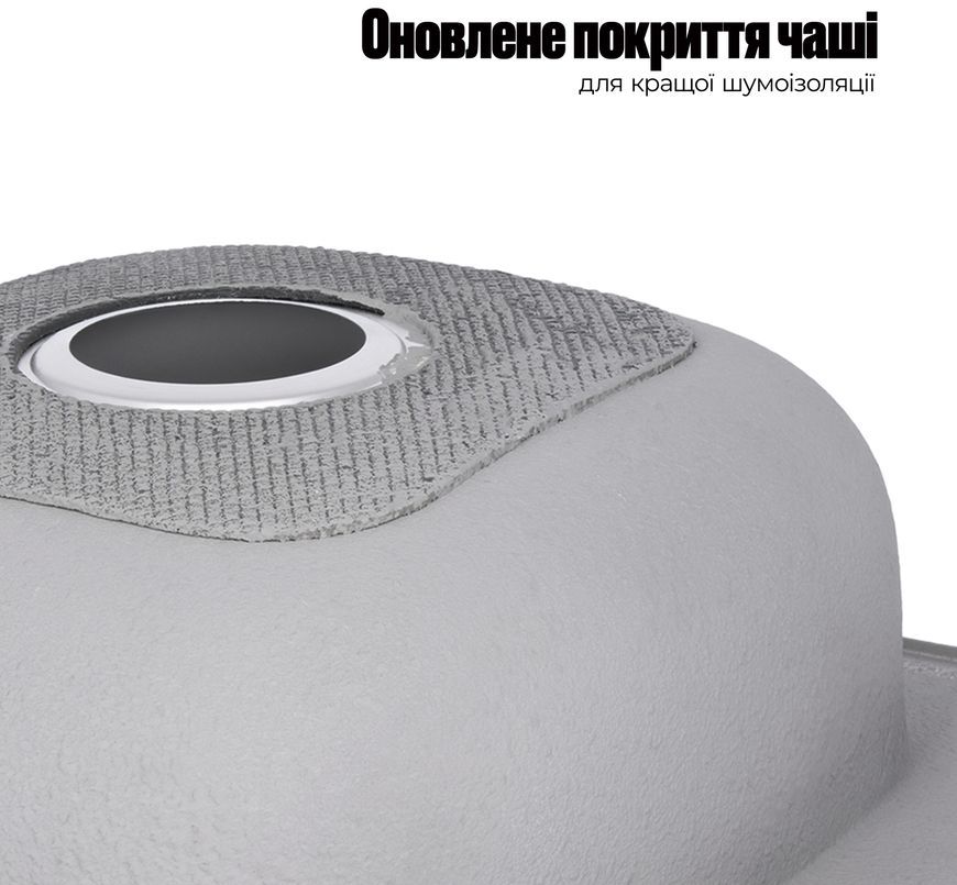 Кухонна мийка LIDZ 4848 Satin 0,6 мм (160) LIDZ4848SAT06 - LIDZ4848SAT06