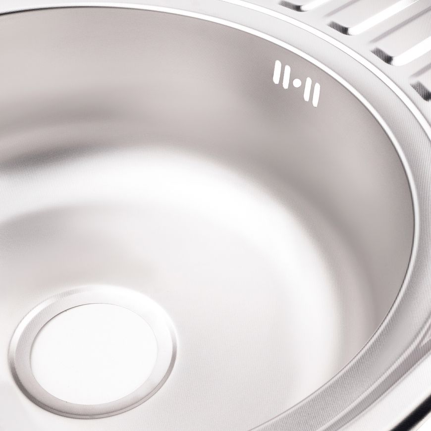 Кухонна мийка LIDZ 7750 Micro Decor 0,6 мм (160) - LIDZ7750DEC06
