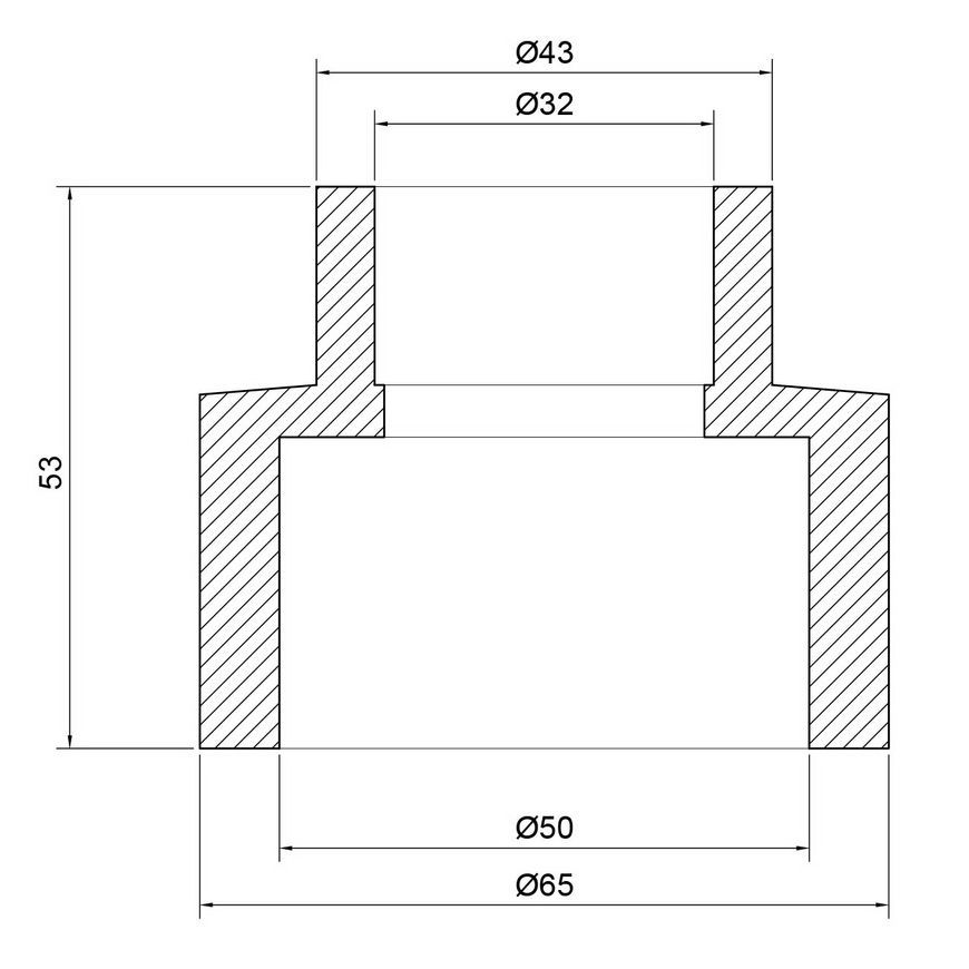 Муфта PPR THERMO ALLIANCE 50х32 - DSB109