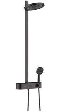 Душевая система HANSGROHE Pulsify S Showerpipe 260 2jet с термостатом Matt Black 24240670 черная матовая - 24240670