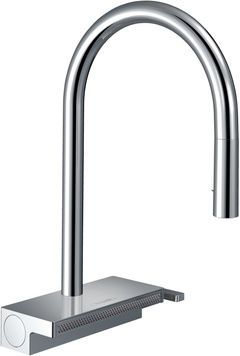 Змішувач для кухонної мийки HANSGROHE Aquno Select M81 170 3jet з витяжним виливом 73837000 хром - 73837000