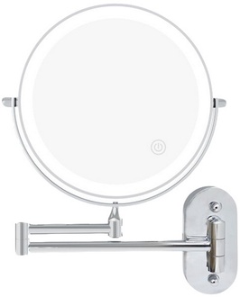 Зеркало косметическое IMPRESE круглое сенсорное литиевая батарея 181422 хром - 181422