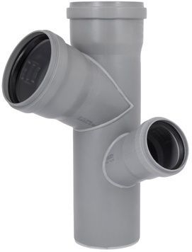Крестовина двухплоскостная канализационная Ostendorf-OSMA HT-System PLUS d110/110/110/75&times;67&deg; (П) SD00057598
