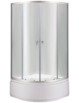 Душова кабіна LIDZ ŁATWA 80x80, високий, скло прозоре 4 мм - LLSC8080SATHIGHTR