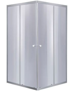 Душова кабіна LIDZ WAWEL 90x90 SC90x90.SAT.LOW.GR, скло тоноване 4 мм без піддону - LWASC9090SATLOWGR2