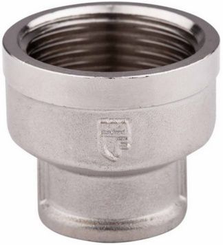 Муфта латунна SD Forte 1 1/2"х1 1/4" редукційна нікельована SF3574032