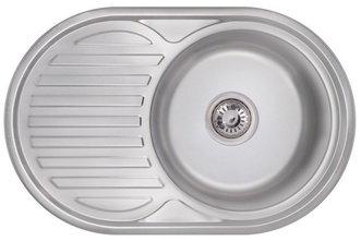 Кухонна мийка LIDZ 7750 Polish 0,6 мм (160) - LIDZ775006POL
