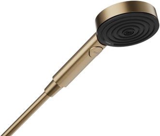 Ручной душ HANSGROHE Pulsify Select S 105 3jet Relaxation EcoSmart Brushed Bronze 24111140 бронза - 24111140