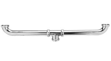 Підключення для двохчашового умивальника McALPINE 1 1/4&Prime; x 32 мм хром латунь 170 - 170