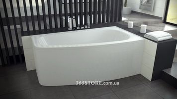 Ванна акрилова BESCO LUNA 150x80 (права) - 00000008556