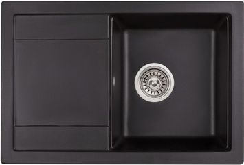 Кухонна мийка QTAP CS 7449 Black (QT7449BLA404) - QT7449BLA404