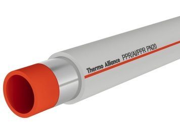 Труба поліпропіленова PPR Thermo Alliance PPR/AL/PPR 40х6,0 мм, 4 м, PN 20, армована алюмінієм DSA424 - DSA424