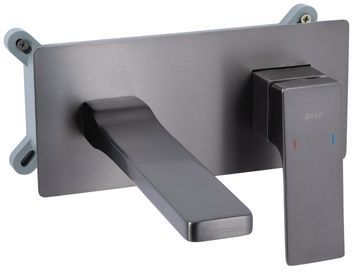 Змішувач прихованого монтажу для умивальника Qtap Gemini Gunmetal Black PVD QTGEM273GMB45695 - QTGEM273GMB45695