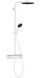 Душова система HANSGROHE Pulsify S Showerpipe 260 1jet EcoSmart з термостатом Matt White 24221700 біла матова - 24221700 - 1