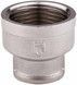 Муфта латунна SD Forte 1 1/2"х1 1/4" редукційна нікельована SF3574032