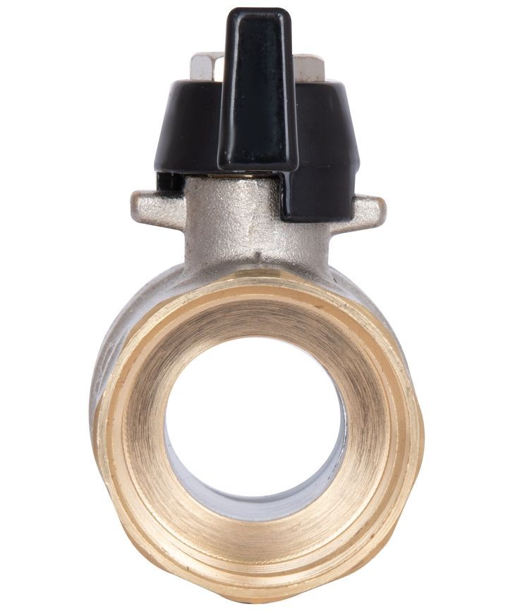 Кран кульовий Thermo Alliance Base 1" ВР прямий, латунь, PN40, метелик SD602W25 - SD602W25