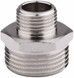 Ниппель латунный SD Forte 1 1/4"х3/4" редукционный никелированный SF3593220