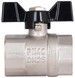 Кран кульовий Thermo Alliance Base 1" ВР прямий, латунь, PN40, метелик SD602W25 - SD602W25 - 5