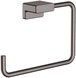 Тримач (кільце) для рушників HANSGROHE AddStoris Brushed Black Chrome 41754340 чорний хром