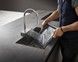 Смеситель для кухонной мойки HANSGROHE Aquno Select M81 170 3jet с вытяжным изливом 73837000 хром - 73837000 - 18