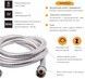 Шланг для душа Lidz Niagara 01 хром 1,75 м LDNIA01CRM22148 - LDNIA01CRM22148 - 3