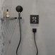 Термостат скрытого монтажа HANSGROHE ShowerSelect на 2 функции Brushed Black Chrome 15763340 черный хром - 15763340 - 4
