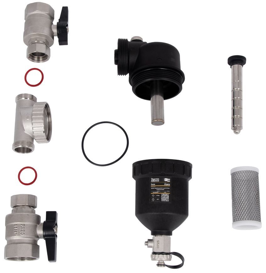 Фильтр-дешламатор Thermo Alliance Forte 1 1/4" с магнитом, поворотный TAF400G32