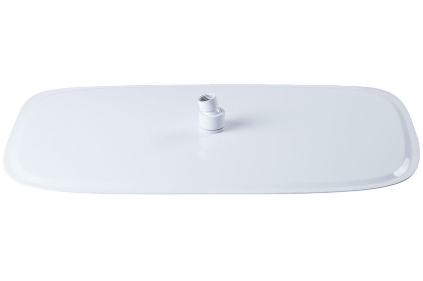 Лейка для верхнего душа QTAP Hlavova S500N1ZWW белая - QTHLAS500N1ZWW
