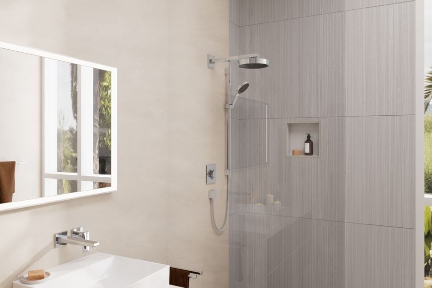 Термостат прихованого монтажу HANSGROHE ShowerSelect Comfort E на 2 функції Chrome 15572000 хром - 15572000