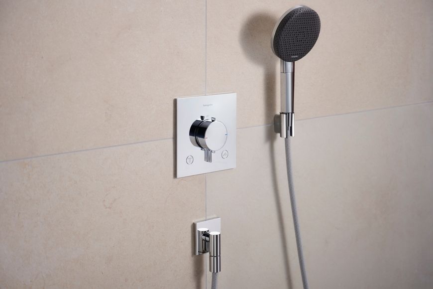 Шлангове під&rsquo;єднання HANSGROHE FixFit Fine E зі зворотним клапаном Chrome 28883000 хром - 28883000