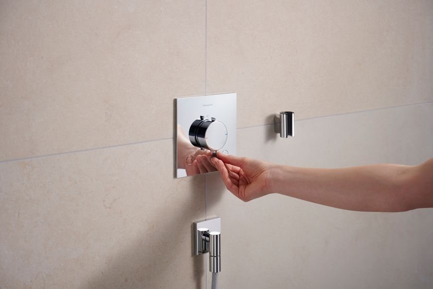 Шлангове під&rsquo;єднання HANSGROHE FixFit Fine E зі зворотним клапаном Chrome 28883000 хром - 28883000