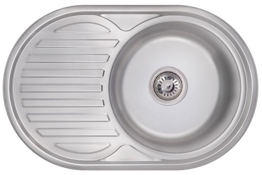 Кухонна мийка LIDZ 7750 Polish 0,6 мм (160) - LIDZ775006POL
