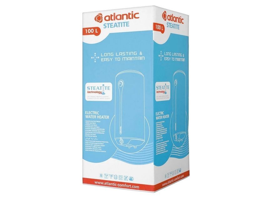 Електричний водонагрівач ATLANTIC STEATITE EGO VM 100 D400-1-BC - 861321