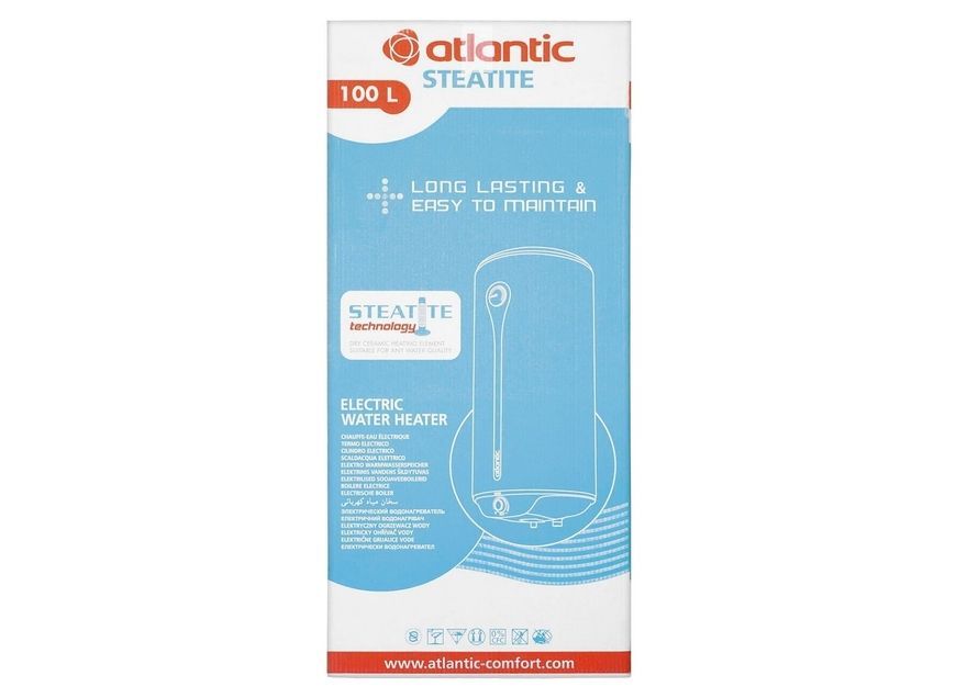 Електричний водонагрівач ATLANTIC STEATITE EGO VM 100 D400-1-BC - 861321
