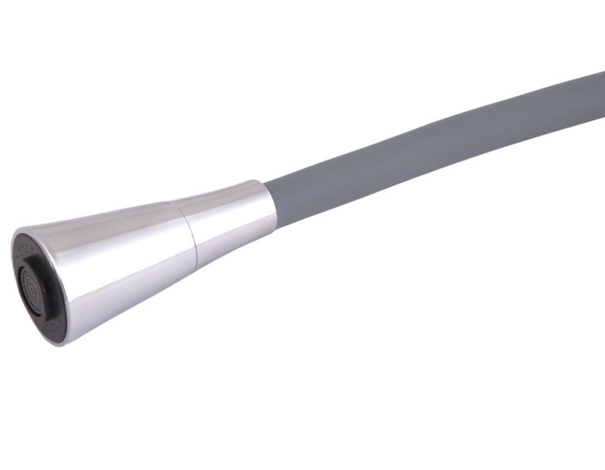 Змішувач для кухні Lidz Tani 007F3 з гнучким виливом Grey/Chrome LDTAN007F3GCR31869 - LDTAN007F3GCR31869