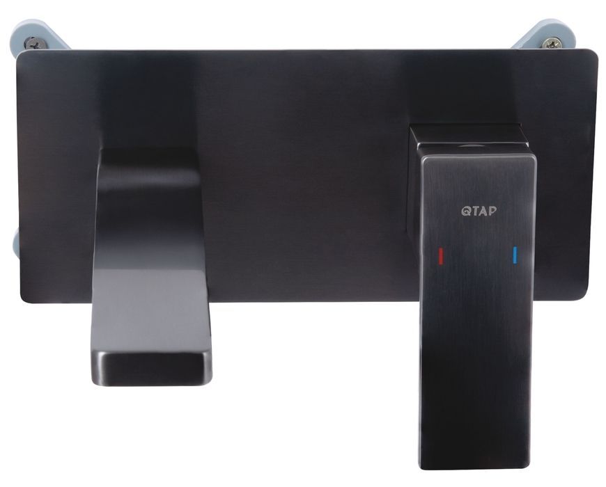 Змішувач прихованого монтажу для умивальника Qtap Gemini Gunmetal Black PVD QTGEM273GMB45695 - QTGEM273GMB45695