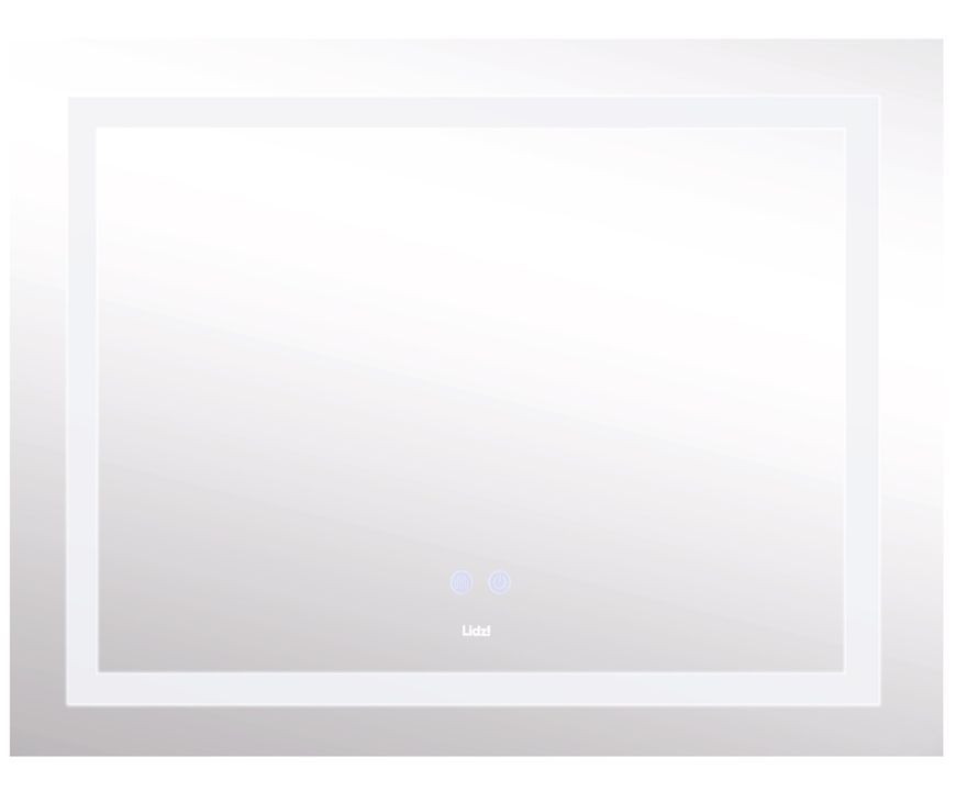 Зеркало Lidz Kubis KU1 1200х800 мм с LED-подсветкой Touch, с антизапотеванием, с диммером, рег. яркости LDKUB120080049008