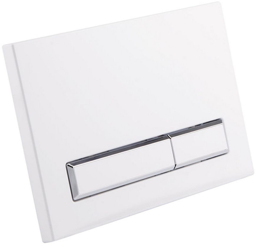 Набор QTAP инсталляция 3 в 1 Nest QT0133M425 с панелью смыва линейной QT0111M08V1384W + унитаз с сиденьем Tern QT1733052ERW - QT1733052ERW0133M425M08V1384W